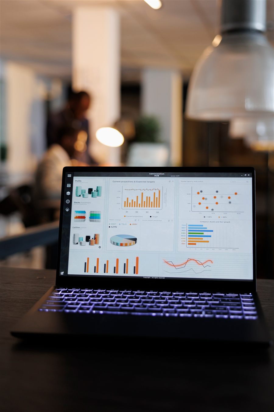A marketing performance dashboard showing campaign results